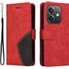 XINNI Cover per Oppo A40m/Oppo A40 4G/Oppo A60 5G(Not Fit 4G) Case | retrò Cellulare Custodia Libro Antiurto in Flip Pelle PU/TPU