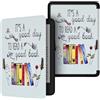 Akacy Custodia con motivo dipinto per il nuovo Kindle Paperwhite da 6,8 pollici (11a generazione - edizione 2021), custodia protettiva leggera per e-reader Kindle edizione 2021 di 11a generazione (18)
