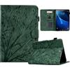 Bxithnr Custodia per Samsung Galaxy Tab S2 9.7'' SM-T810 /T815 /T815 /T819, [Slim Shell] Sottile Leggero Cover Guscio Protettivo in Pelle PU con Auto Sonno/Sveglia Funzione e Slot per Scheda - Verde