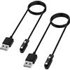 GEJEFA 2 pack Caricatore per XPLORA XGO 2, Caricabatterie Cavo di Ricarica USB Magnetica per XPLORA XGO 2 - Nero, 60cm
