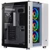 Corsair Crystal Series 680X RGB Case da Gaming, Flusso d'Aria Elevato Vetro Temperato ATX Smart, Bianco