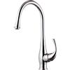 Rubinetto Miscelatore Monocomando Girevole Lavello Alto in Ottone Mariani Pluto Cromato