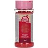 FunCakes Sugar Strands Codette di Zucchero, Red, 80 g | Buon Gusto, Perfetto per Decorare Gelati, Torte, Cupcake, Cake Pop, Donut e Biscotti, Mix di Codette di Zucchero