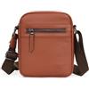 Lemuvlt Borsa a tracolla piccola per uomo borsa a tracolla mens purse satchel pelle messenger bag regalo uomo(Brown)…