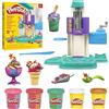 Play-Doh MES Glaces Arc-en-Ciel, Jouet Créatif avec Pâte à Modeler Bicolore, Machine à Crème Glacée et Accessoires, pour Enfants Dès 3 Ans