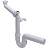 Viega Universal sifone antiodori tubolare, salvaspazio, 104429, Universal bianco [Lavelli da Cucina > Accessori per Lavelli da Cucina]