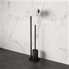 Viverso x match slim piantana per WC, VU4102MB, x match [Accessori Bagno > Set Portascopino]