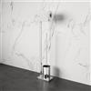 Viverso x match slim piantana per WC, VU4102CR, x match [Accessori Bagno > Set Portascopino]