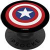 Marvel Captain America Classic Shield Logo PopSockets PopGrip Intercambiabile