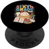Back To School Kids Bow Kawaii Dumpling In My Sixth Grade Kid 6th Grader Carina studentessa di ravioli PopSockets PopGrip Adesivo
