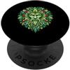 Merry Yule Happy Winter Solstice Holiday Solstizio d'inverno Felice Yule Yuletide Natale Greenman PopSockets PopGrip Adesivo