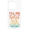 Clever Equation Math Humor Custodia per iPhone 15 Pro Ecco dove ho disegnato la linea Retro Math Algebra Pun