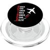 Cruising Ahead Aviation Designs Ritirato 2026 Pilota Alfabeto fonetico Pensionamento aereo PopSockets PopGrip per MagSafe