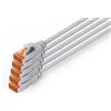 DIGITUS Cavo LAN Cat 7 - 10 m - 5 pezzi - S/FTP schermato - Grigio | Connettore Cat 6A - 10 Gbit/s - PoE++ - AWG 26/7 - LSZH - Cavo di rete RJ45
