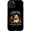 Halloween in October Custodia per iPhone 11 Pro Christian Halloween Gesù Ghost Lettura Libro