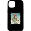 Classic Christmas Vintage Xmas Nostalgic Custodia per iPhone 13 Pinguino Polar Winter Wonderland Cappello Sciarpa Guanti Retro