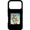 Classic Christmas Vintage Xmas Nostalgic Custodia per iPhone 17 Pro Pinguino Polar Winter Wonderland Cappello Sciarpa Guanti Retro