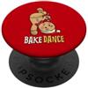 Hip Hop Street Dance Lover Christmas Out Breakdance B-Boy B-Girl Babbo Natale pan di zenzero street dance natale PopSockets PopGrip Adesivo