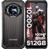 DOOGEE S119 Cellulare indistruttibile, 1,32'', 24 GB + 512 GB/TF 2 TB, 10.200 mAh 33 W, 6,72'' FHD+ IPS, fotocamera da 100 MP, octa-core, Android 14, smartphone indistruttibile, NFC/Face ID