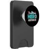 TeeaxArt Frontline Hero Christmas Gifts Apprezzamento dei lavoratori essenziali degli eroi di prima linea receptionist PopSockets PopWallet per MagSafe
