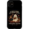 Halloween in October Custodia per iPhone 11 Christian Halloween Gesù Ghost Lettura Libro