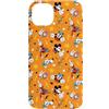 Disney - Stampa elettrica Topolino e amici, colore: Arancione Custodia per iPhone 14 Plus