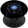 Merry Yule Happy Winter Solstice Holiday Ti auguro una magica vacanza pagana per il solstizio d'inverno PopSockets PopGrip Adesivo