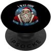 Merry Yule Happy Winter Solstice Holiday Ero Odino prima che i cristiani venissero vichingo Santa Pagan PopSockets PopGrip Adesivo