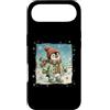 Classic Christmas Vintage Xmas Nostalgic Custodia per iPhone Air Pinguino Polar Winter Wonderland Cappello Sciarpa Guanti Retro