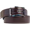 PIQUADRO - Cintura Uomo in Pelle - Fibbia ad Ardiglione - 125×3,5 cm - Made in Italy - Linea Blue Square - Colore