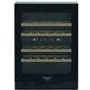 Hotpoint Ariston PRONTA CONSEGNA - SPEDIZIONE IMMEDIATA Hotpoint Ariston HAWBU60D2B Cantina Vino da Incasso 60 cm 43 Bottiglie Doppia Temperatura Classe F Altezza 82 cm installazione Sotto top Nera