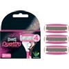 Wilkinson Sword - Rasoio Quattro Quattro For Woman Gold Rose - Pack 3 Lame Di Ricarica Per Donna - 20 Gr