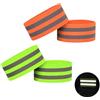 Cedelichy 4 mollette per pantaloni da bicicletta, elastiche, riflettenti, per ciclismo, jogging e attività all'aperto, protezione per pantaloni con chiusura in , clip riflettente per gamba