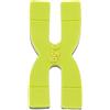 SOESFOUFU Strisce di Bilanciamento per Racchetta Giallo H 0,5G in Silicone | Tennis e Badminton, Add-on Leggero, Controllo, Sport e Allenamento, a Forma di H