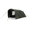 Vango Sierra Air TC 300 - Tenda gonfiabile di lusso, per 3 persone, in policotone, con spazio abitativo rialzato, camere da letto illuminate e proroga, tenda da campeggio di alta qualità per coppie e