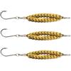 Generico Spoon Fishing Lures 3 Pack - Metal Spinner Hard Bait | Soft Chain Tassel | 7g Sinking Metal Jig, Stainless Steel High Carbon Hook, Life Like Fish Shape, For Trout Walleye Catfish Lake Trolling