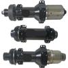 Generic D411CB D412CB Mozzo posteriore anteriore for bicicletta Centerlock 24 ore | QR anteriore/12×100/15×100 mm, QR posteriore/12×135/12×142 mm, 8-11S XD XDR