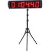Marhynchus Orologio da Gara Digitale Display LED a 6 Cifre con Treppiede | Custodia in Lega di Alluminio, LED Luminoso Visibile da 124 Piedi, Cicalino Incorporato con Disattivazione Dell'audio,