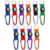 Homoyoyo 10 Pezzi Bussola Portachiavi Colorata Moschettone per Escursioni | Tessuto e Metallo, Leggera per Geocaching e Zaini, Adatta a Campeggiatori e Cercatori Colore Casuale
