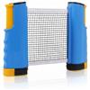 Vfrdsa Retino da ping pong retrattile con morsetti regolabili, portatile, si | Blu, rete da ping pong, resistente, facile da usare ed efficace, regolabile per qualsiasi tavolo, per interni ed esterni