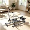 SONHANGIA Vogatore per casa, portata massima 120 kg | Vogatore idraulico con schermo LCD, sistema a due aste silenzioso, 110 × 61 × 20 cm, allenamento per tutto il corpo a casa