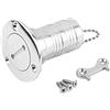 Tbest Tappo Serbatoio Acqua Barca Acciaio Inox 316 1,5in Marino | Tappo di Riempimento del Ponte per Barca, Acciaio 316, Riempimento Acqua Marino, Adatto per Tubo da 38 Mm, Guarnizione
