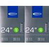 Schwalbe 2 camere d'aria Schwalbe AV, 10, 24' 507, valvola: valvola auto AV10, 24 pollici