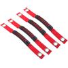 TOYANDONA 2 Paia Maniglia Kayak Antiscivolo in PVC e PP, Rossa | Accessori per Canoe e Kayak, Impugnatura Resistente All'usura, Adatta a Sit-on-top e Carico a Riva