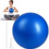 Canxyeun Ballon Yoga Ball 25 cm Blu Antiscivolo Leggero Gonfiabile per Fitness Ginnastica Equilibrio Mobilità Allenamento Casa Palestra Viaggio Palla Pilates Piccola Fitball Uso Quotidiano Sportivo