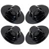 GATHINESS 4 Pezzi Supporto Motore per Kayak Nero in PVC, Angoli Regolabili | Accessori per Kayak Gonfiabile, Fissaggio Stabile per Motore Fuoribordo, Uso Frequente e Montaggio Rapido