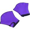 Toyvian Guanti da Nuoto Palmati, Mezze Dita, Neoprene e Nylon Nero | Polsino Chiusura a Strappo, Comfort Traspirante, per Esercizi Acquatici e Immersioni, Taglia Regolabile