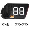 CAZSTYK Osservabilità Luce posteriore digitale a LED con display numerico | programmabile per tutti i tipi ciclismo, sostanza ABS+PP, 3 modalità illuminazione, piano efficienza