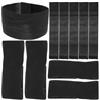 Amosfun Poliestere Bracciale Nero Elastico 11 Pezzi da Braccio | Stile Minimale ed Elegante, Veste Sopra gli Indumenti, Adatto a Funerali e Leghe Comunitarie