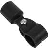 HEMOTON Nylon Manicotto Scorrevole di Fissaggio Nero per Teli Ombreggianti | Montaggio senza Attrezzi, Stabilità nel Vento, per Telai di Tenda da Barca e Tubi da 22mm